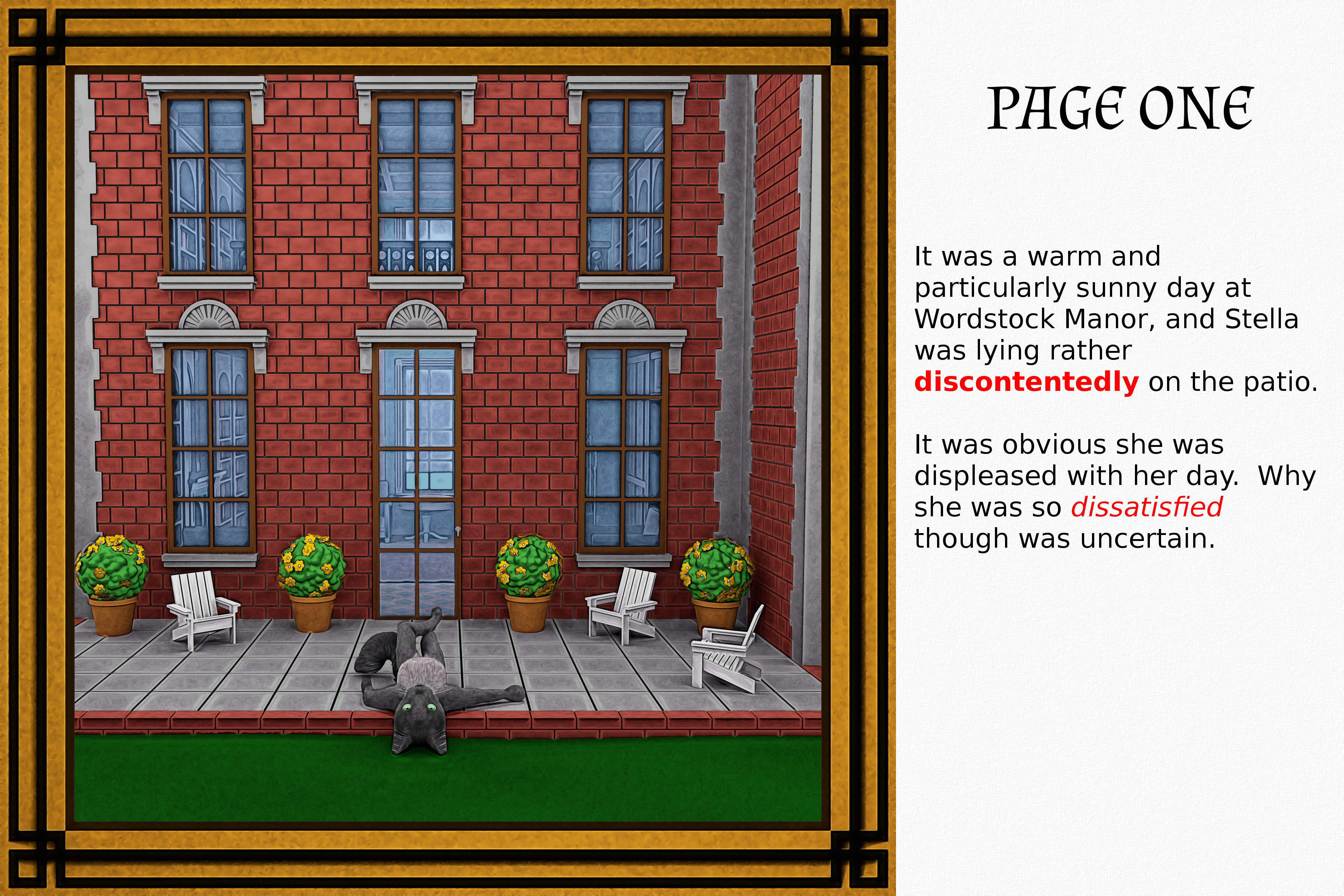 Stella and the Tree Swing – The Wordstock Manor Clowder
